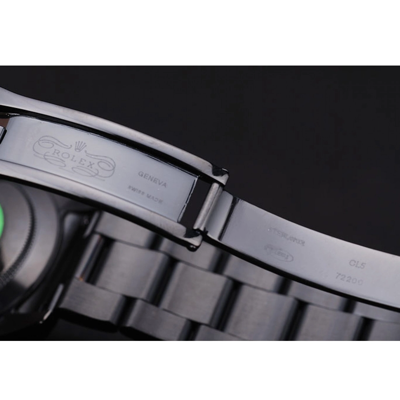 AAA Replica Watches Stainless Milgaus Ion Rolex 7476 Steel Bezel Black Dial Plated Bamford 0621